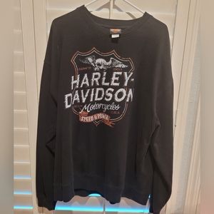 Mens Harley davidson crew sweatshirt XXL